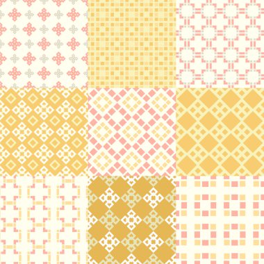 kesintisiz geometrik desenleri.