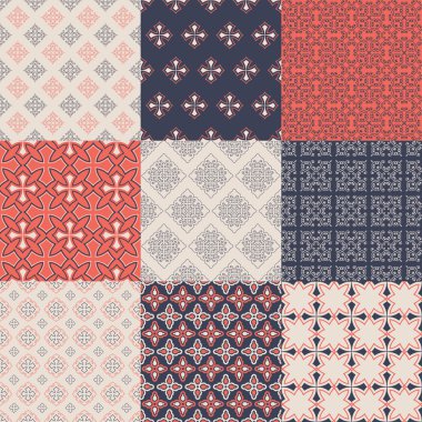 kesintisiz geometrik desenleri.