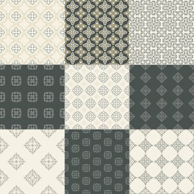 kesintisiz geometrik desenleri.