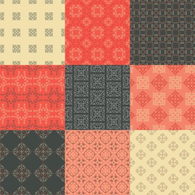 kesintisiz geometrik desenleri