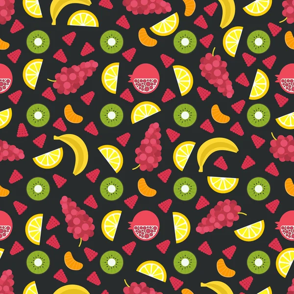 Fruit Seamless Background — Stock Vector