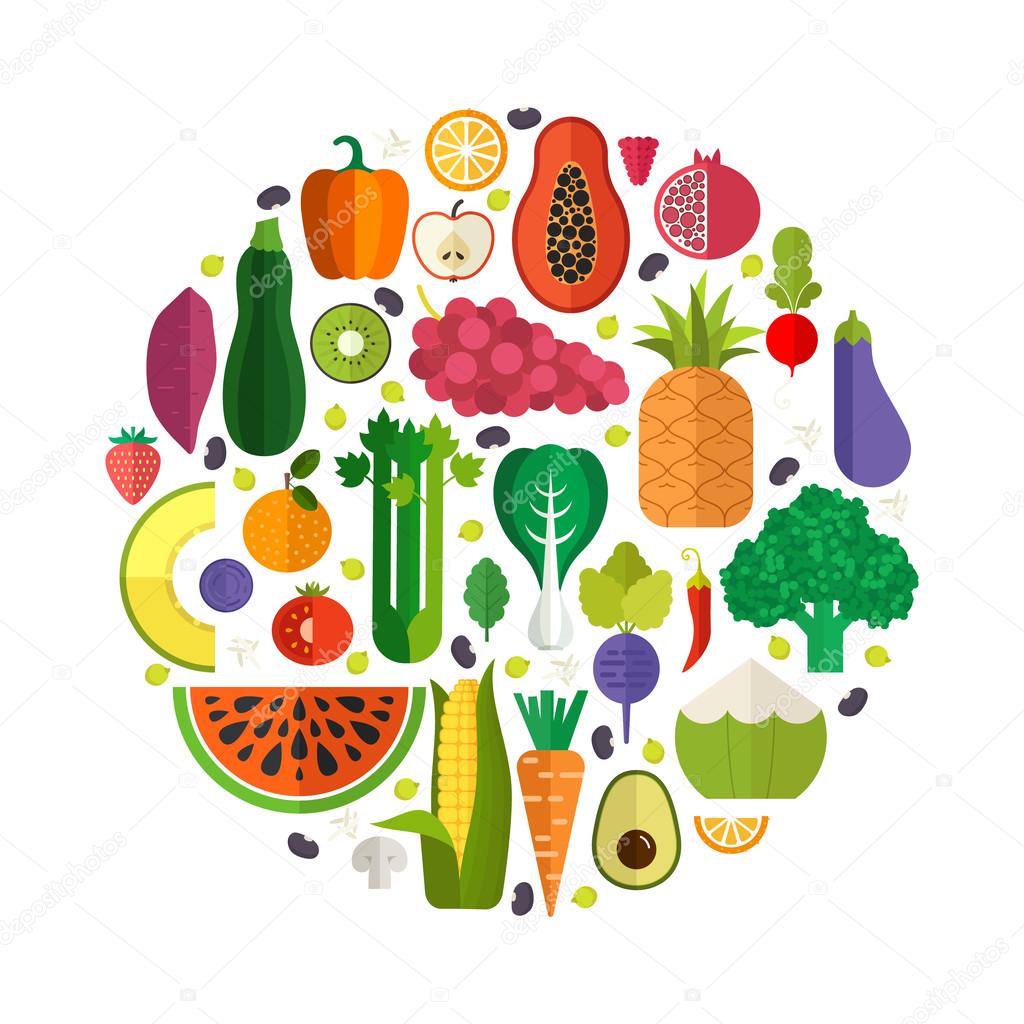 Fresh Vegetables and Fruits