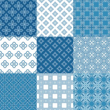 kesintisiz geometrik desenleri.