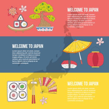 Geleneksel Japon semboller.