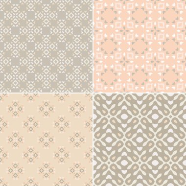 Geometrik dikişsiz desenler.