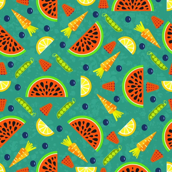 Fruit Seamless Background — Stock Vector