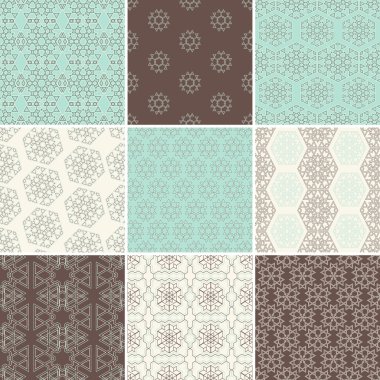 kesintisiz geometrik desenleri.