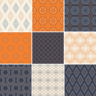 kesintisiz geometrik desenleri.