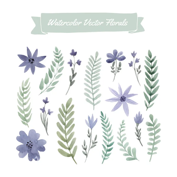 Aquarel naadloze bloemmotief — Stockvector