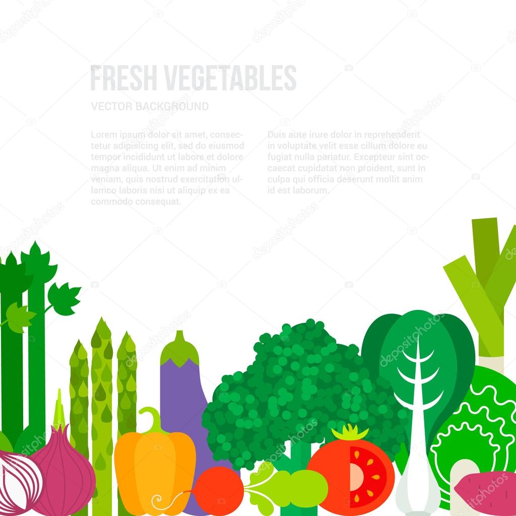 Fresh vegetables  concept