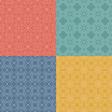 ornamental geometrical patterns.