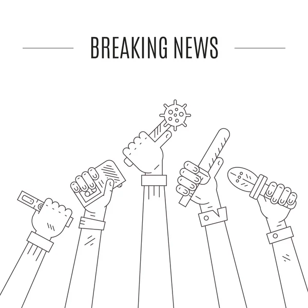 Breaking News logo — Stockvector