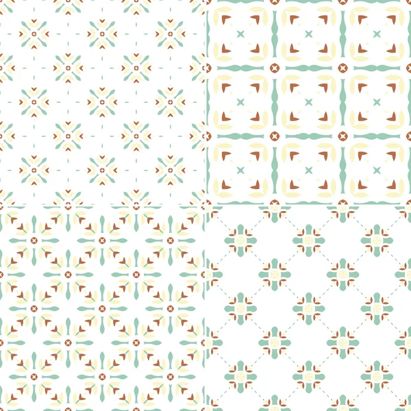 Motifs géométriques sans couture — Image vectorielle