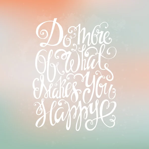 Hand drawn typography Lettering — Wektor stockowy