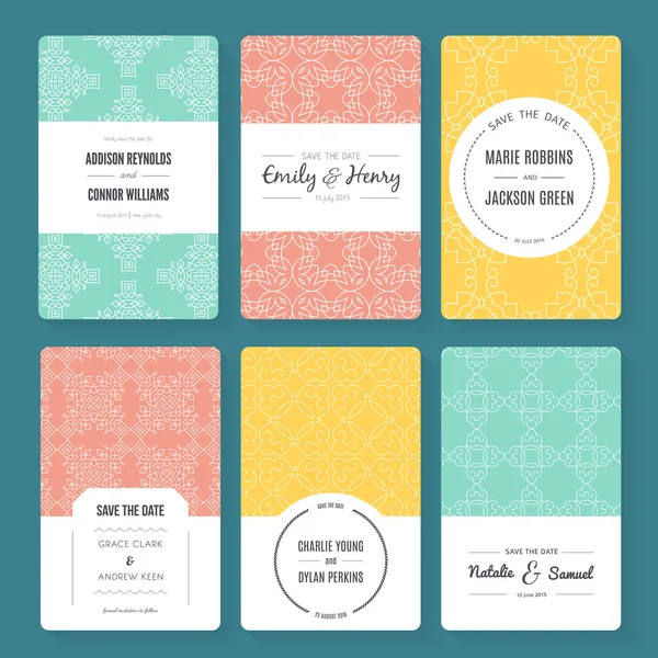 Ornamental Card Templates — 스톡 벡터