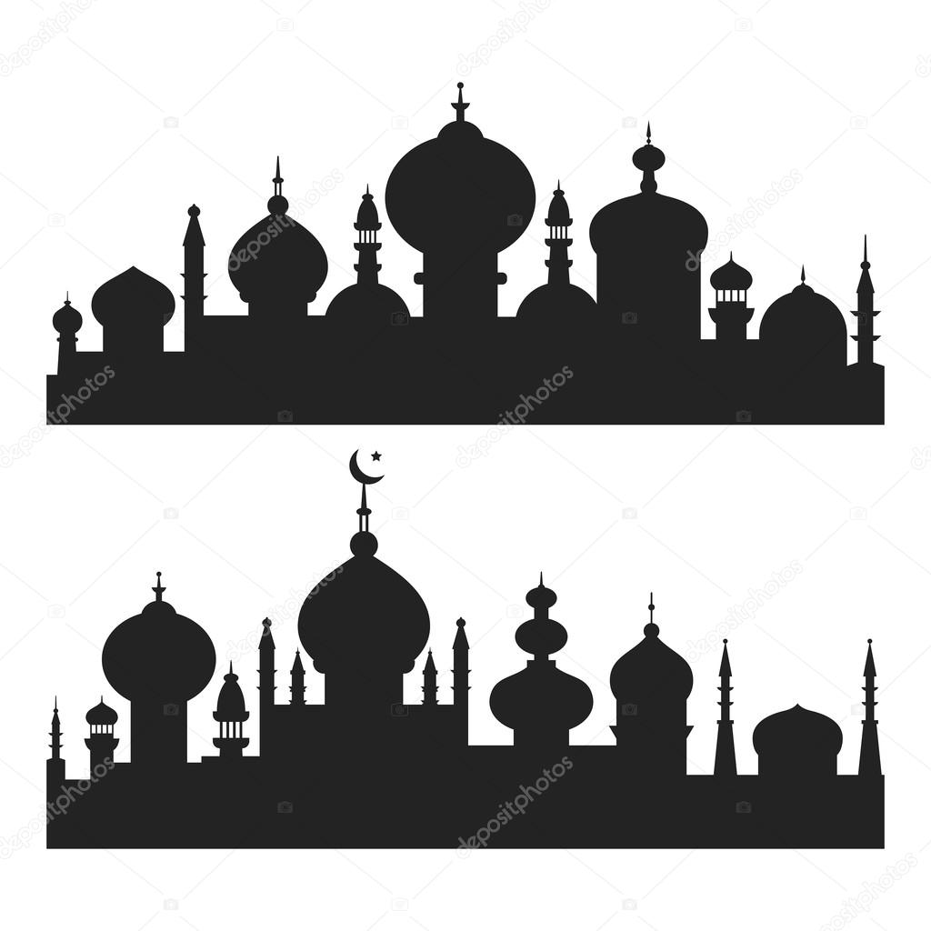 Islamic City Silhouettes