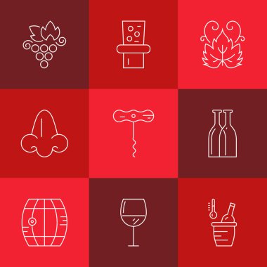 Line style icon collection