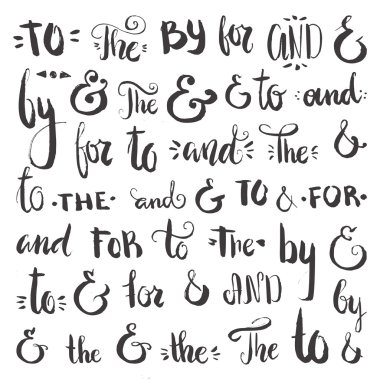 Dizi ve işaretleri ve catchwords