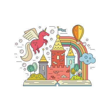 fantasy world and imagination