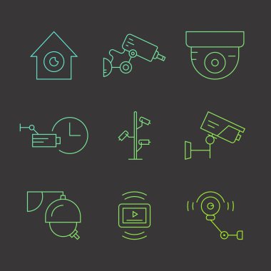 kutsal kişilerin resmi ile gözetim ve güvenlik sistem elemanları