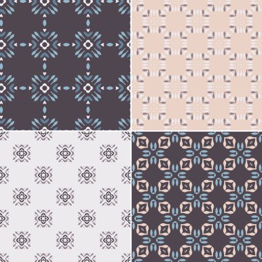Geometrik dikişsiz desenler.
