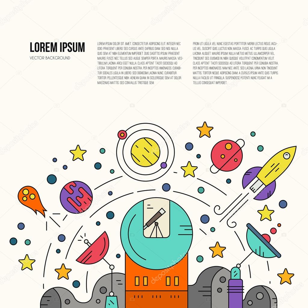 Space Exploration  illustration