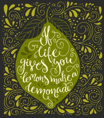 Bir limonata olun size limon hayat veriyor