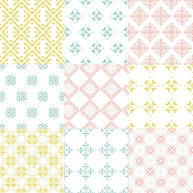 kesintisiz geometrik desenleri