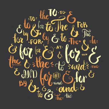 Düğün ve işaretleri ve catchwords