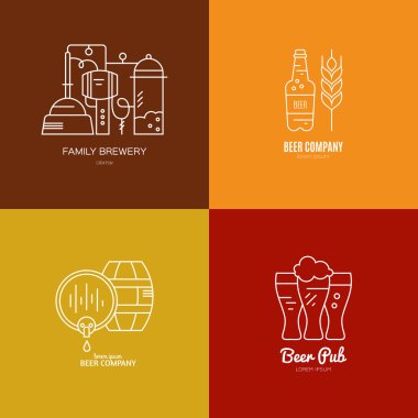 Brewery Logos Collection clipart