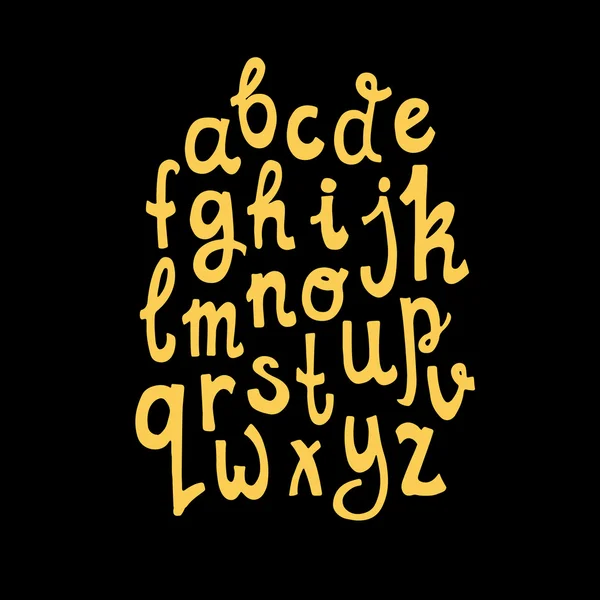 Kleine letters alfabet — Stockvector