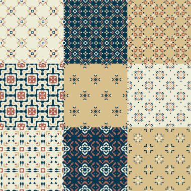 kesintisiz geometrik desenleri