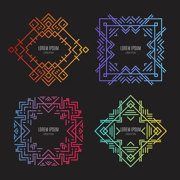 Tribal logo templates — Διανυσματικό Αρχείο