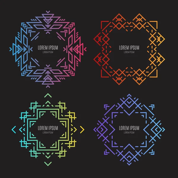 Tribal logo templates — Διανυσματικό Αρχείο