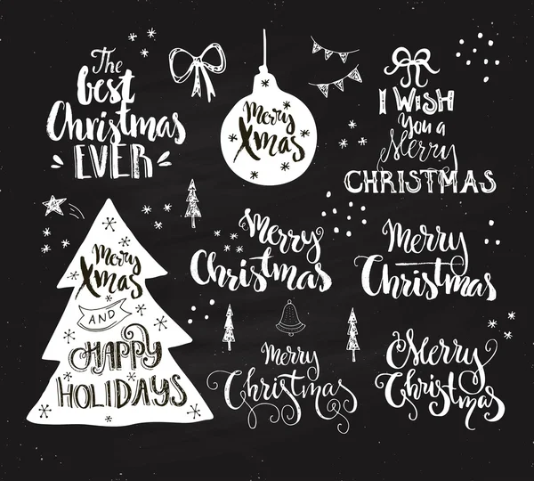 Merry Christmas and Happy Holidays signs