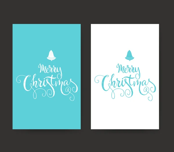 Two Christmas cards — Stock Vector