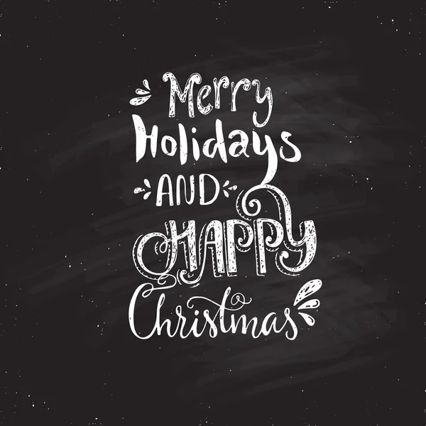 Christmas Lettering for Christmas card — Wektor stockowy