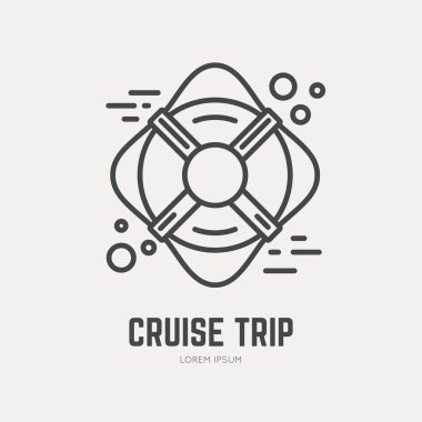 Cruise trip label
