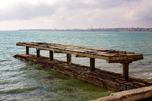 Old Pier Sea — Stock Photo, Image