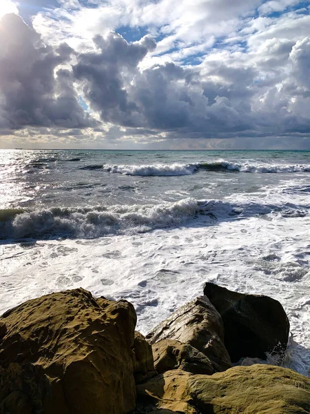 Waves Sea White Foam — Stock Photo, Image