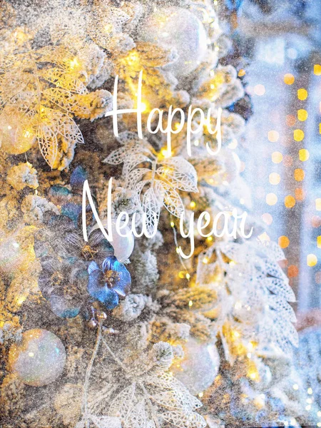 Happy New Year Greeting Card — Stock Photo, Image