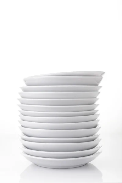 Pilha de pratos — Fotografia de Stock