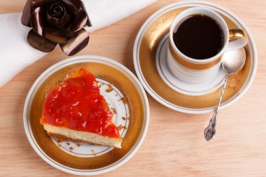 Cheesecake ile guava Brezilyalı goiabada reçel