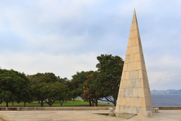 Пам'ятник estacio de sa в парку Фламенго, Ріо-де-Жанейро, Бразилія — 스톡 사진