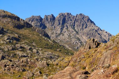 zirve agulhas negras (siyah iğne) dağ manzarası, Itatiaia