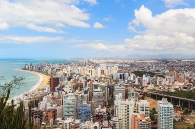 Vila Velha, panoramik plaj Praia da costa, Espirito San