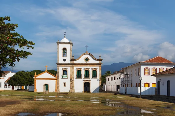 Kostel v Paraty, stát Rio de Janeiro, Brazílie — Stock fotografie