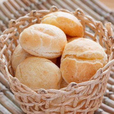 Brezilyalı atıştırmalık Peynirli ekmek (pao de queijo)