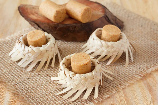 Pacoca - caramella brasiliana di arachidi in polvere — Foto Stock