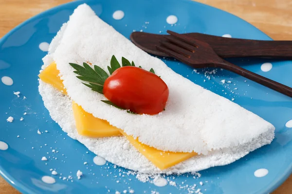 Casabe (bammy, beiju, bob) from cassava (tapioca) — Stock Image Casabe (bammy, beiju, bob) from cassava (tapioca) Stock Image